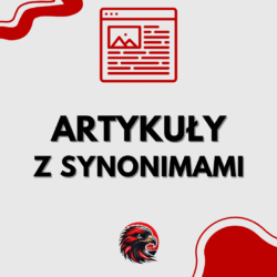 ARTYKUŁY Z SYNOMIAMI