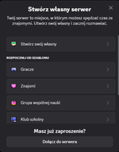 stworz serwer