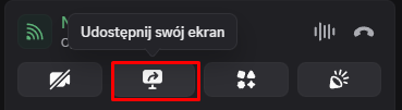 udostepnij ekran udostepnij ekran